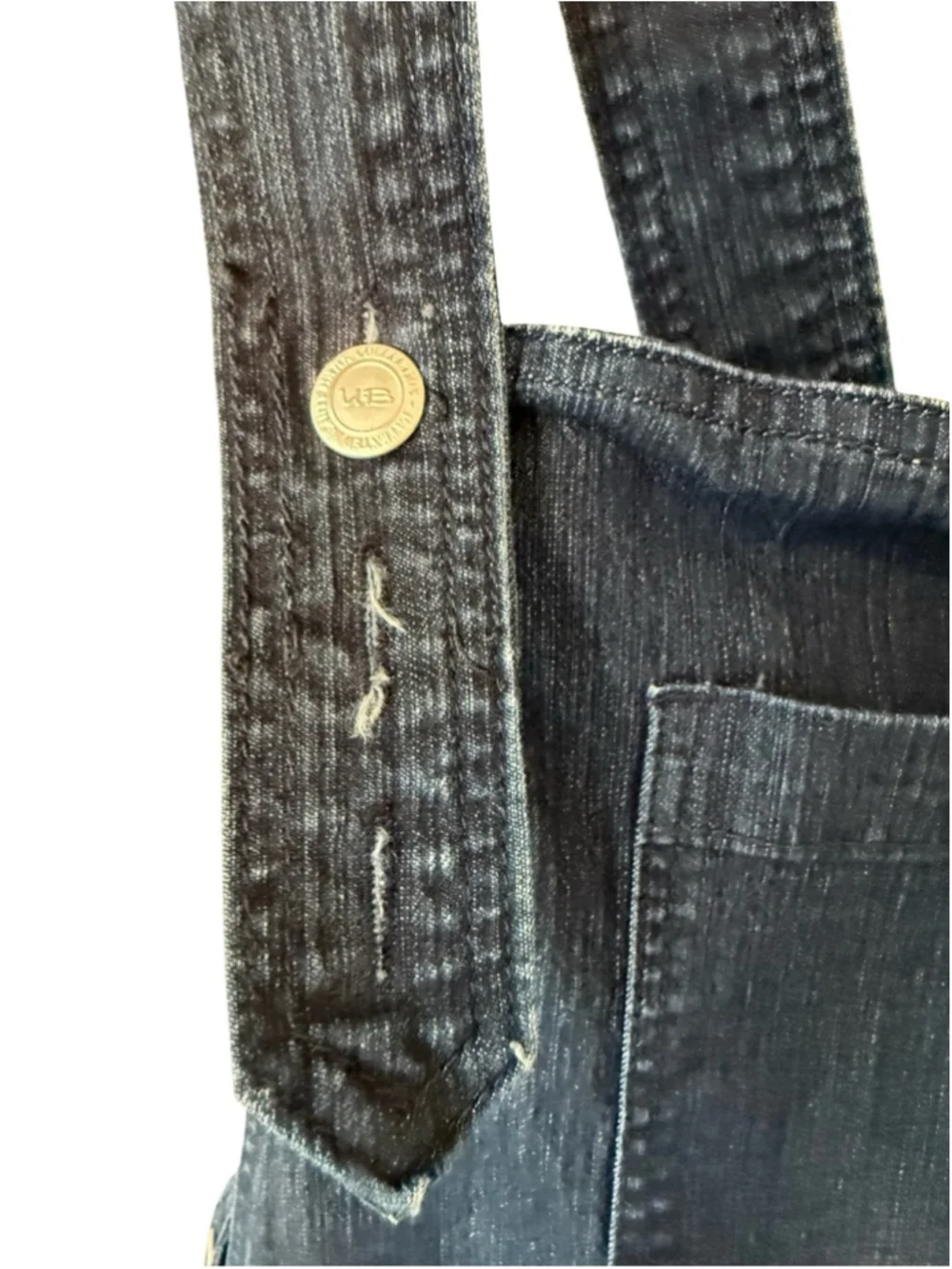 Women’s Black Denim Short Overalls - Unbranded - Picture 11 of 14